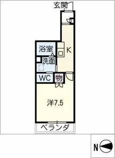 Maison西高蔵West【4階】の間取り