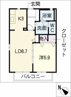 ステラ・ナルオ【2階】の間取り