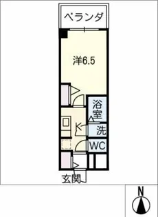 ファステート名古屋駅前ドリーム【14階】の間取り