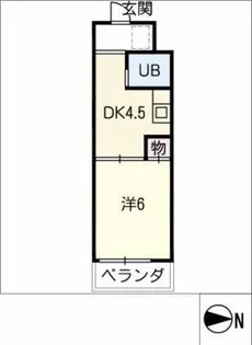 メゾンシャンピオネ【2階】の間取り