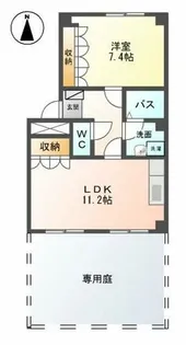 ブリックヒルズⅡ【1階】の間取り