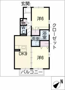 パーク ベルデB棟【1階】の間取り