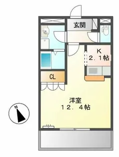 スプリングス【2階】の間取り
