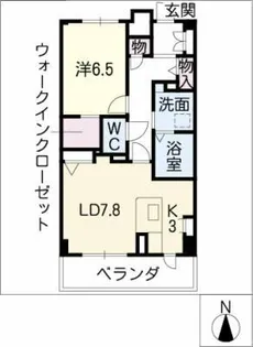 Garden Of Love【2階】の間取り