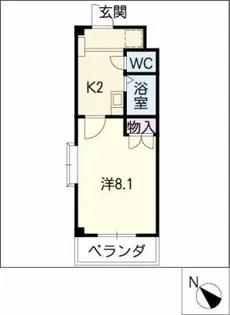 アーティアム【4階】の間取り