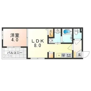 Harmony Terrace-sy 椥辻【2階】の間取り