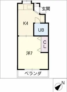 コーポ穂波【2階】の間取り