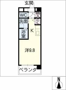 クレスト大島【1階】の間取り