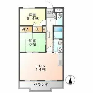 YOKOI HOUSE Ⅶ【3階】の間取り