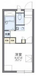レオパレスタチバナ【1階】の間取り