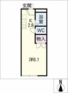 クレアシオン【1階】の間取り