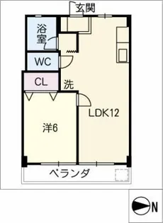 清住ビル【3階】の間取り