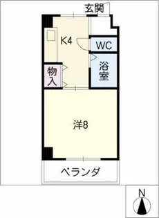 メゾンハーベスト【3階】の間取り