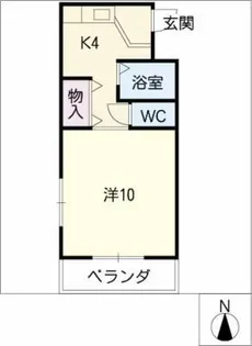メゾンハーベスト【3階】の間取り