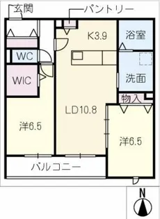 La Lune【2階】の間取り