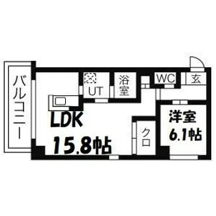 PREMIER IMMEUBLE【5階】の間取り