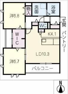 La Lune【2階】の間取り