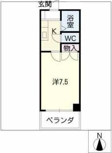 メゾン・ド・パラディ【2階】の間取り