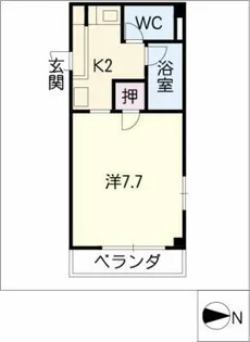 シャルマン千種【2階】の間取り
