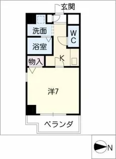 ラフォーレ千種【6階】の間取り
