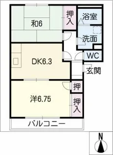 AVANTAGE 1994【2階】の間取り