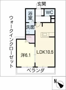 アルカンシェル【3階】の間取り