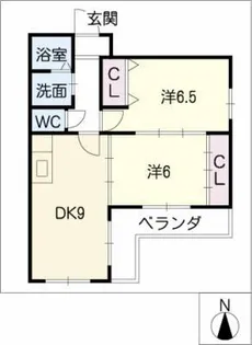 NBCシンフォニー【2階】の間取り