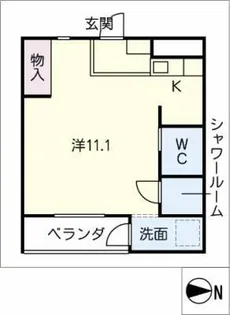 nuts imaike【5階】の間取り