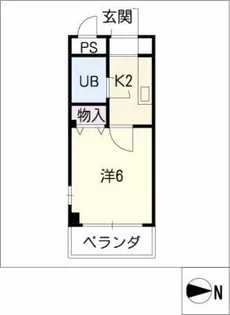 牧の里マンション【2階】の間取り