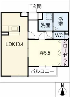 スペランツァ【1階】の間取り