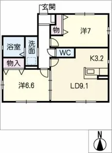 ラフィネ【1階】の間取り