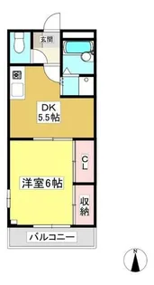 エデン中央本町【2階】の間取り