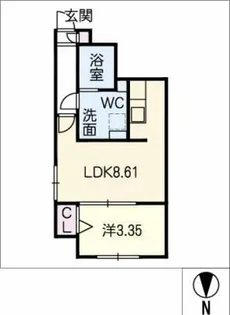 quadorGOKISO PREMIERE【3階】の間取り