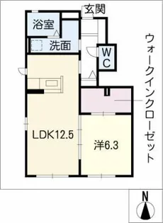 プレミール【1階】の間取り