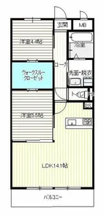 幸和ハイツ【2階】の間取り