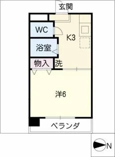 スターハイツ笠寺【4階】の間取り