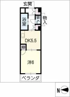 タウンM&E【1階】の間取り