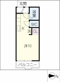 タウニー竹柴【1階】の間取り