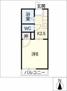 タウニー藤一 D棟【2階】の間取り