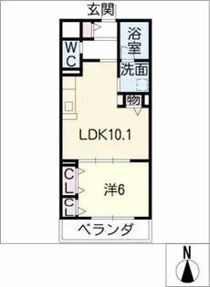ウィンドウズ8【2階】の間取り