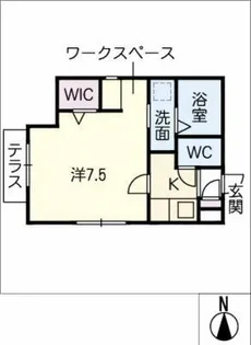 メゾンRノリタケ【1階】の間取り