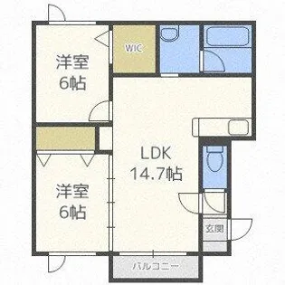 シェーン【105号室】の間取り
