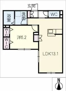 ヘーベル・レジデンス【1階】の間取り