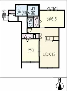 ヘーベル・レジデンス【1階】の間取り