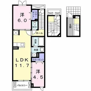 アヤソフィヤ Ⅲ【3階】の間取り