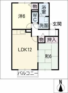 スマイル明正partⅡ【2階】の間取り