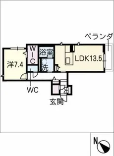 ニューヴィレッジ【2階】の間取り