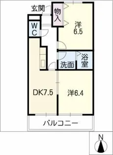 Mファミーユ【1階】の間取り