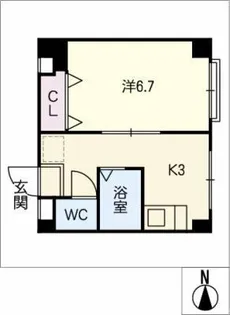 ニシオビル【2階】の間取り