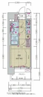 プレサンス尾張一宮ジュレア【8階】の間取り